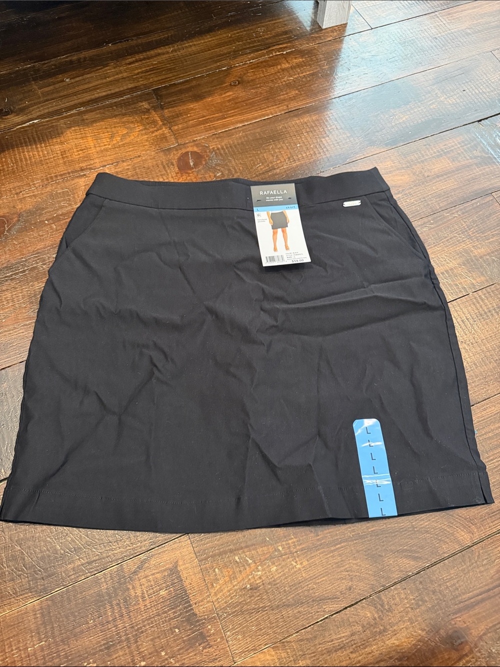 Rafaella Black Mini Skort